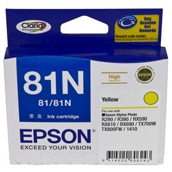 Epson Stylus T50 T0814 x1 Yellow High Yield Gen.