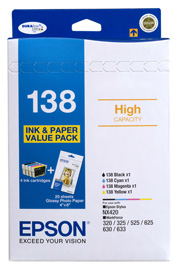 Epson WorkForce WF-3520 T1381 x1 High Yield Gen.