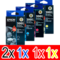 Epson WorkForce WF-2510 (2BK,1C,1M,1Y) x5 High Yield Gen.