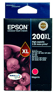Epson WorkForce WF-2510 200XL x1 Magenta High Yield Gen.