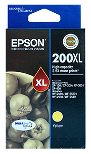 Epson WorkForce WF-2510 200XL x1 Yellow High Yield Gen.