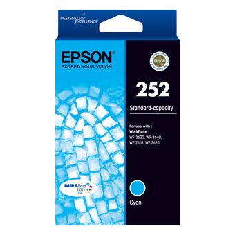Epson WorkForce WF-3620 252 x1 Cyan Standard Yield Gen.