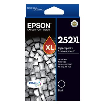 Epson WorkForce WF-3620 252XL x1 Black High Yield Gen.
