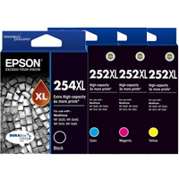 Epson WorkForce WF-3620 (1BK,1C,1M,1Y) x4 Extra High Yield Gen.