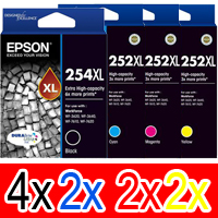 Epson WorkForce WF-3620 (4BK,2C,2M,2Y) x10 Extra High Yield Gen.