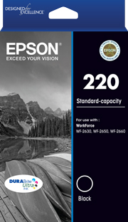 Epson WorkForce WF-2660 220 x1 Black Standard Yield Gen.
