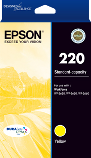 Epson WorkForce WF-2660 220 x1 Yellow Standard Yield Gen.