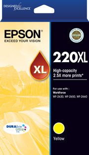 Epson WorkForce WF-2660 220XL x1 Yellow High Yield Gen.