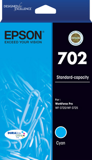 Epson WorkForce Pro WF-3720 702 x1 Cyan Standard Yield Gen.