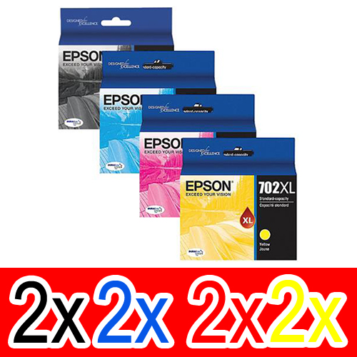 Epson WorkForce Pro WF-3720 (2BK,2C,2M,2Y) x8 High Yield Gen.