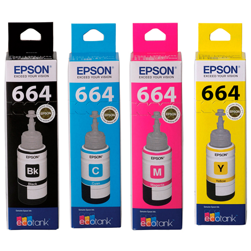 Epson WorkForce ET-4500 (1BK,1C,1M,1Y) x4 Gen.