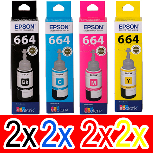 Epson WorkForce ET-4500 (2BK,2C,2M,2Y) x8 Gen.