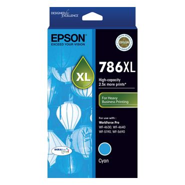 Epson WorkForce Pro WF-4630 786XL x1 Cyan High Yield Gen.