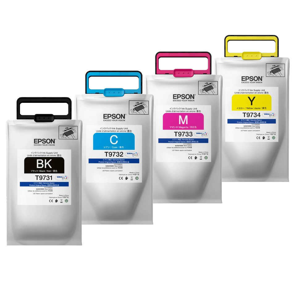 Epson WorkForce Pro WF-C869R (1BK,1C,1M,1Y) x4 Standard Yield Gen.