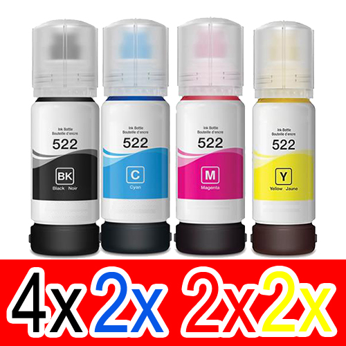 Epson WorkForce ET-4700 (4BK,2C,2M,2Y) x10 Comp.