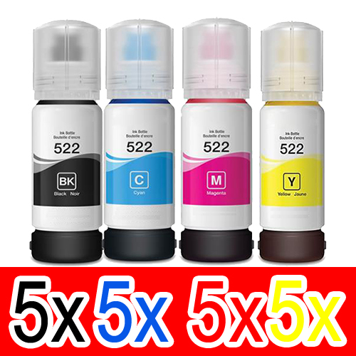 Epson WorkForce ET-4700 (5BK,5C,5M,5Y) x20 Comp.