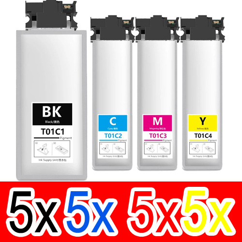 Epson WorkForce Pro WF-C529R (5BK,5C,5M,5Y) x20 Comp.