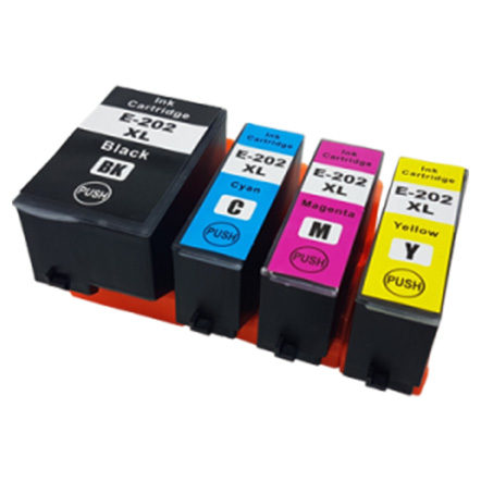Epson WorkForce WF-2860 (1B,1C,1M,1Y) x4 High Yield Comp.