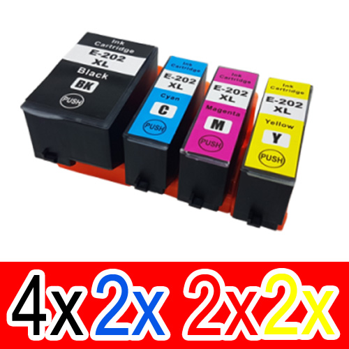 Epson WorkForce WF-2860 (4BK,2C,2M,2Y) x10 High Yield Comp.