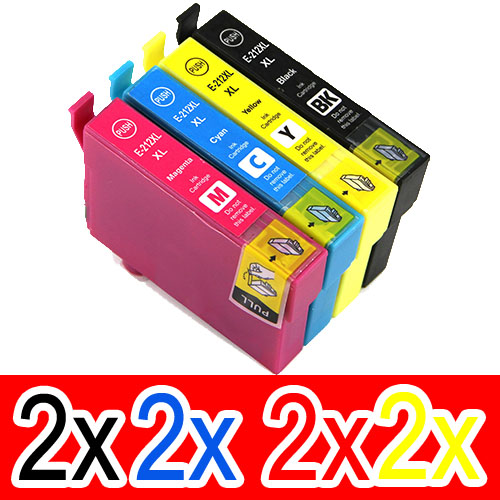 Epson WorkForce WF-2810 (2BK,2C,2M,2Y) x8 High Yield Comp.