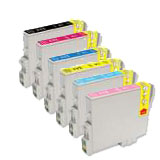 Epson Stylus Photo R310 (1B,1C,1M,1Y,1LC,1LM) x6 Comp.