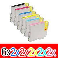 Epson Stylus Photo R310 (6BK,2C,2M,2Y,2LC,2LM) x16 Comp.