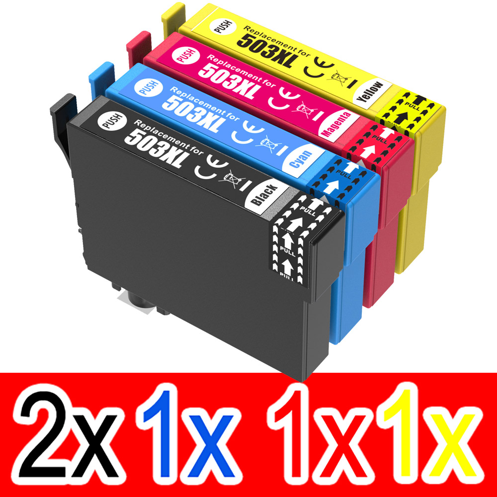 Epson WorkForce WF-2960 (2BK,1C,1M,1Y) x5 High Yield Comp.