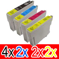 Epson Stylus Office TX600FW (4B,2C,2M,2Y) x10 Extra High Yield Comp.