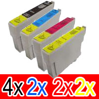 Epson Stylus T21 (4BK,2C,2M,2Y) x10 Comp.