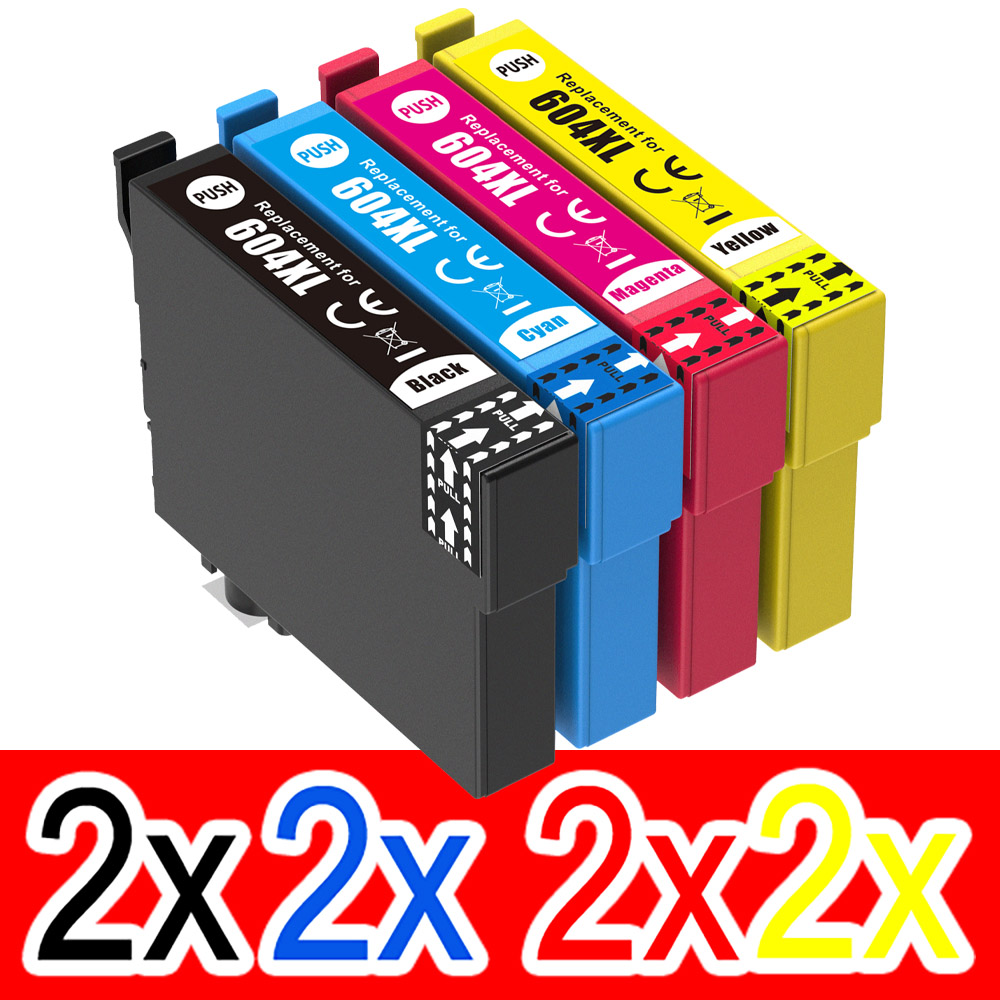 Epson WorkForce WF-2910 (2BK,2C,2M,2Y) x8 High Yield Comp.