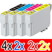 Epson WorkForce WF-2510 (4BK,2C,2M,2Y) x10 High Yield Comp.