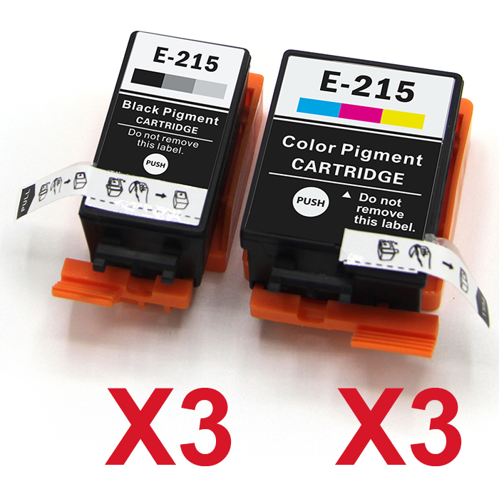 Epson WorkForce WF-100 (3BK,3CL) x6 Comp.