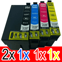 Epson WorkForce WF-3620 (2BK,1C,1M,1Y) x5 Extra High Yield Comp.