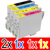 Epson WorkForce WF-2660 (2BK,1C,1M,1Y) x5 High Yield Comp.