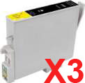 Epson WorkForce WF-2660 220XL x3 Black High Yield Comp.