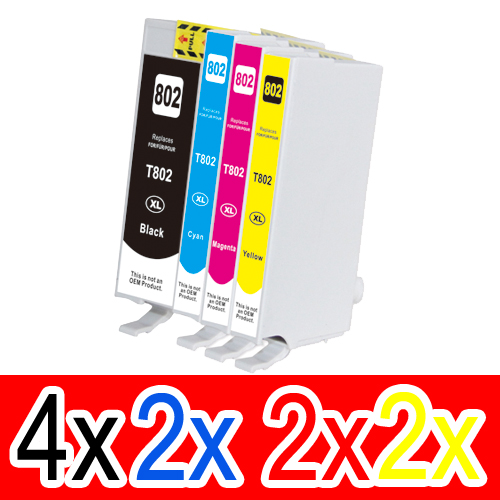 Epson WorkForce Pro WF-4720 (4BK,2C,2M,2Y) x10 High Yield Comp.