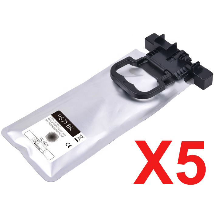 Epson WorkForce Pro WF-M5299 T957 x5 Black Comp.