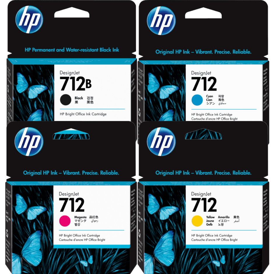 HP Designjet Studio (1BK,1C,1M,1Y) x4 Gen.