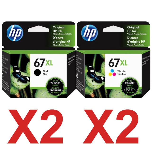 HP Deskjet 2721 (2BK,2C) x4 Black Gen.