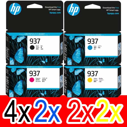 HP Officejet Pro 9720e (4BK,2C,2M,2Y) x10 Gen.