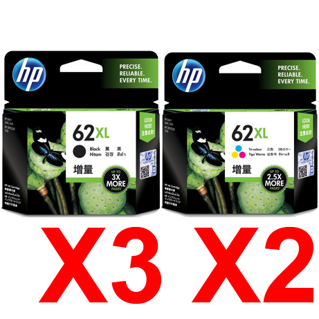 HP Officejet 5740 (3BK,2C) x5 Black Gen.