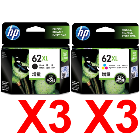 HP Officejet 5740 (3BK,3C) x6 Black Gen.