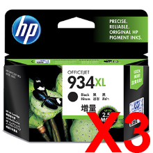 HP Officejet Pro 6830 C2P23AA x3 Black Gen.