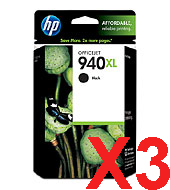 HP Officejet 8000-A809a C4906AA x3 Black Gen.