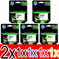 HP Photosmart C5370 (2BK,1PBK,1C,1M,1Y) x6 Gen.