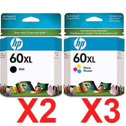 HP Deskjet D5563 (3BK,2C) x5 Black Gen.