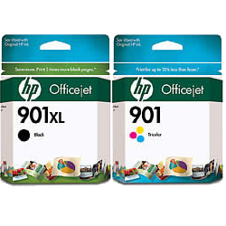HP Officejet J4580 (1BK,1C) x2 Black Gen.