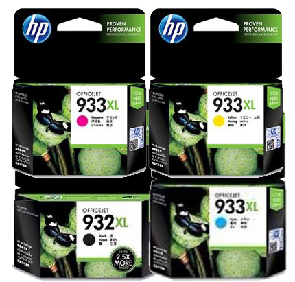 HP Officejet 7610 (1BK,1C,1M,1Y) x4 Gen.