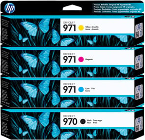 HP Officejet PRO X451dw (1BK,1C,1M,1Y) x4 Gen.