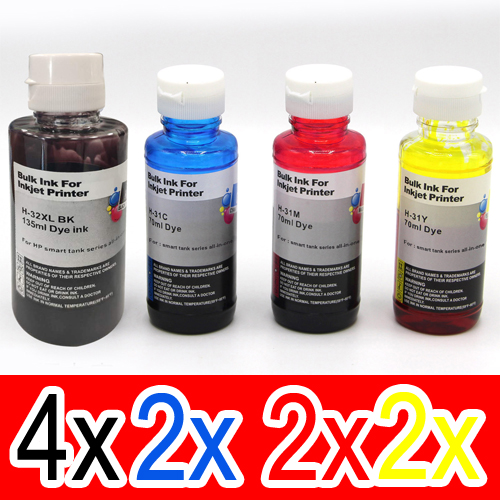 HP Smart Tank 450 (4BK,2C,2M,2Y) x10 Comp.